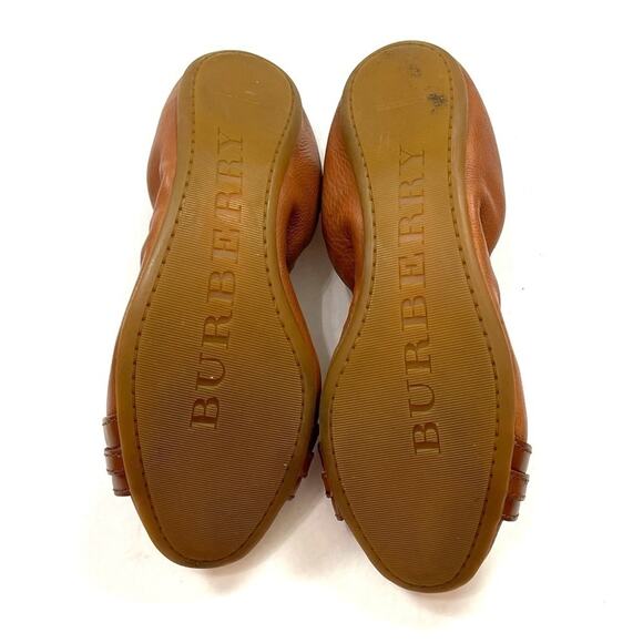 Like NEW Burberry Plaid Haymarket Aston Ballerina Flats EU 37.5 - Picture 12 of 14